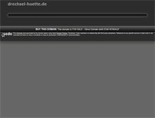 Tablet Screenshot of drechsel-huette.de